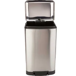 Poubelle de cuisine à pédale Kitchen Move Greenwich inox 40 L