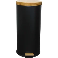 Poubelle de cuisine à pédale Kitchen Move Forest noir 30 L