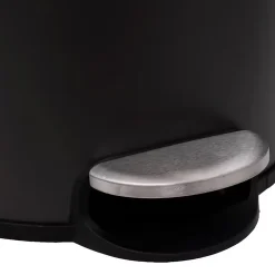 Poubelle de cuisine 30L Modern Color 5Five noir et bambou