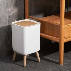 Poubelle de salle de bain push MALMO 10L