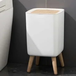 Poubelle de salle de bain push MALMO 10L