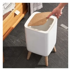 Poubelle de salle de bain push MALMO 10L