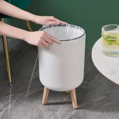 Poubelle de salle de bain push LIMO 9L