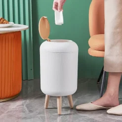 Poubelle de salle de bain push LIMO 9L