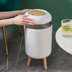 Poubelle de salle de bain push LIMO 9L