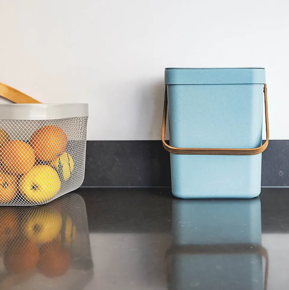 Poubelle de table seau à compost BODEN Bleu 5L