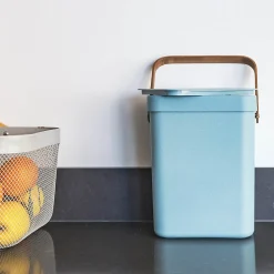 Poubelle de table seau à compost BODEN Bleu 5L