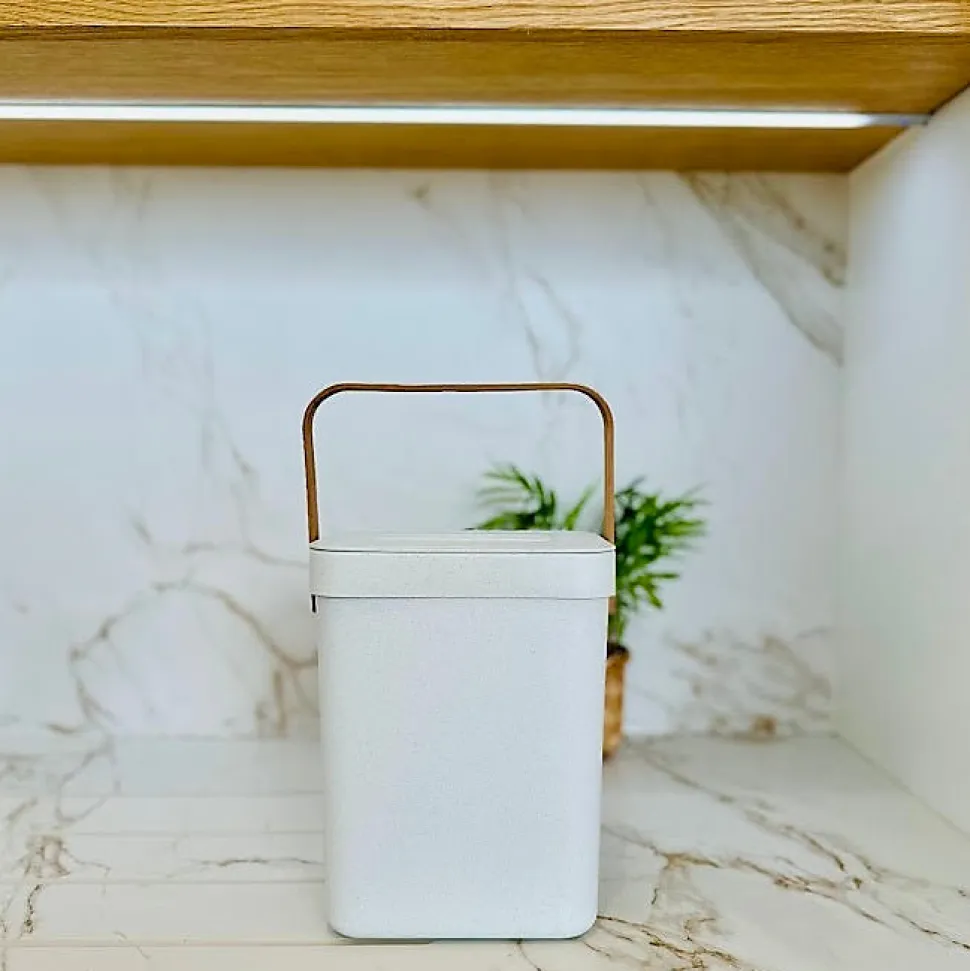 Poubelle de table seau à compost BODEN Blanc 5L