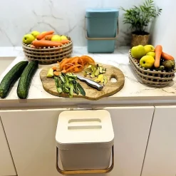 Poubelle de table seau à compost BODEN Blanc 5L