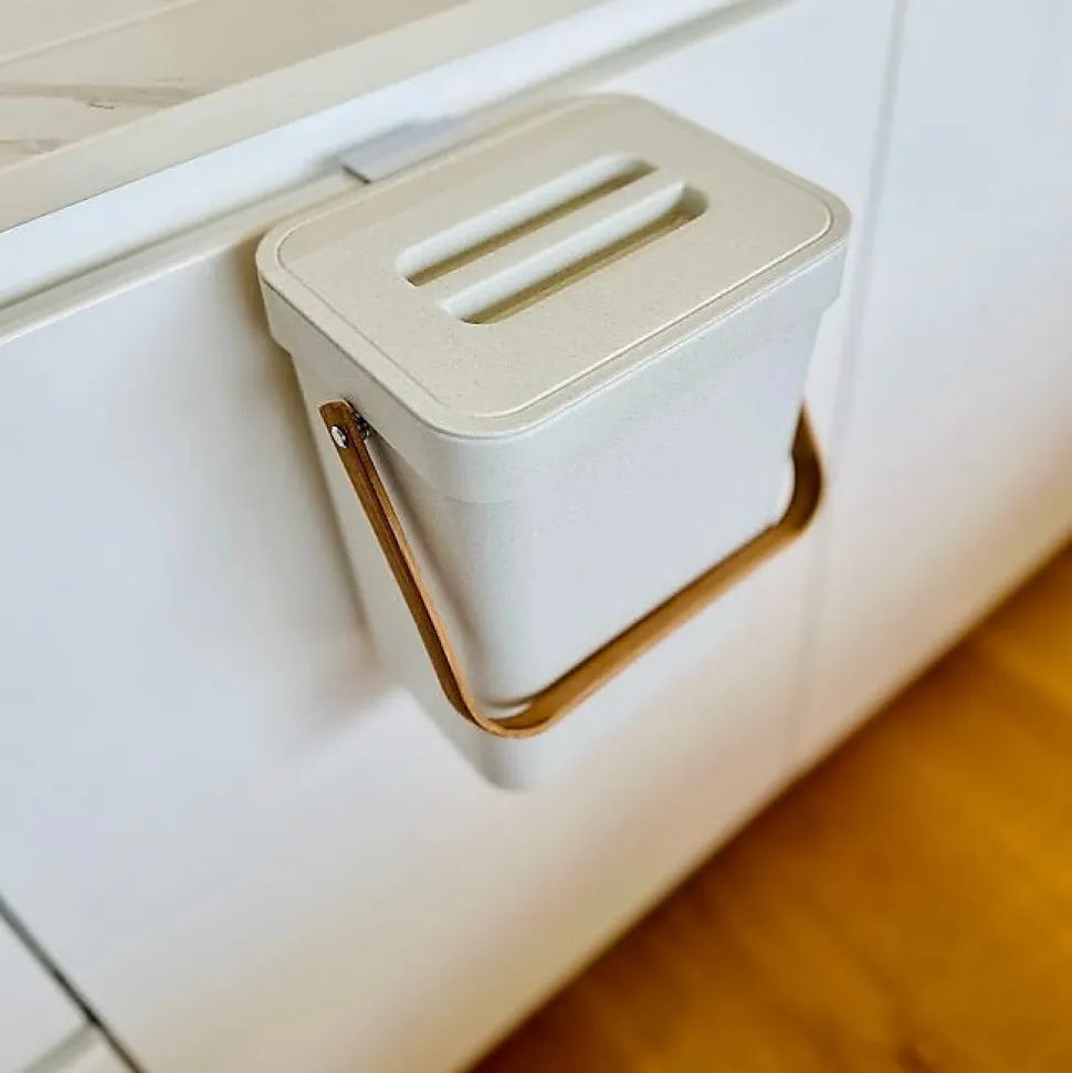 Poubelle de table seau à compost BODEN Blanc 5L