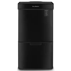 Poubelle de tri à capteur 69L, black edition - 1015