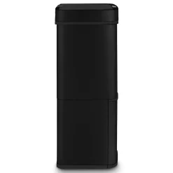 Poubelle de tri à capteur 69L, black edition - 1015
