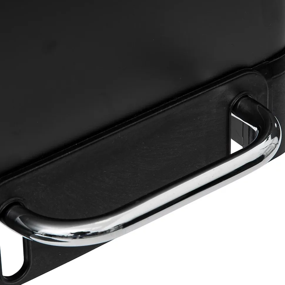 Poubelle de tri 2 compartiments noir mat 60L Five Simple Smart Ariana