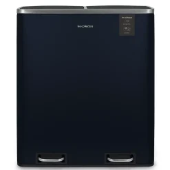 Poubelle de tri à pédale 2 x 30L, blue grey edition - 906