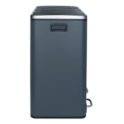 Poubelle de tri à pédale 3 x 18 L, dark grey edition - 984