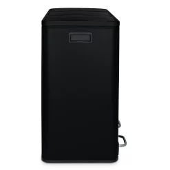 Poubelle de tri à pédale 3 x 18 L, black edition - 988