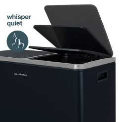 Poubelle de tri à pédale 2 x 30L, midnight blue edition - 908