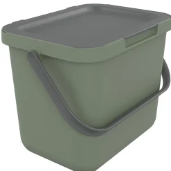 Poubelle de tri avec poignée 6 L Loops Sundis H. 18,7 cm vert