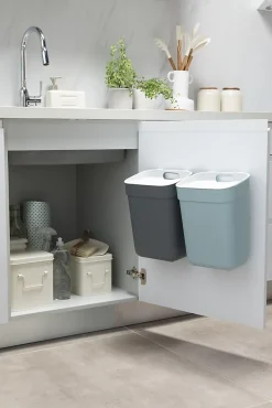 Poubelle de tri Curver Ready to collect bleu 10 L