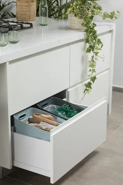 Poubelle de tri Curver Ready to collect bleu 20 L