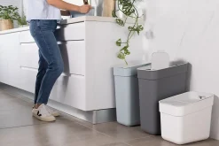 Poubelle de tri Curver Ready to collect gris 30 L