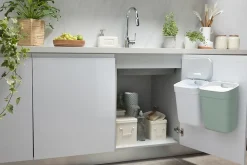 Poubelle de tri Curver Ready to collect vert 10 L