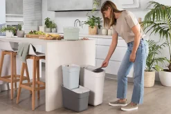 Poubelle de tri Curver Ready to collect vert 5 L