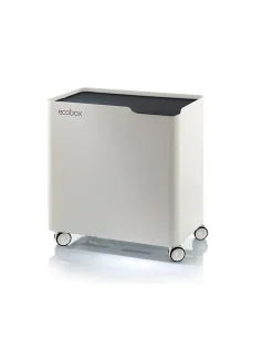 Poubelle de tri ECOBOX 60 L, Design compact sur roulettes