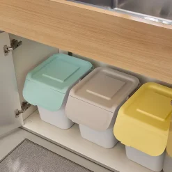 Poubelle de tri en plastique 20L - Vert- 5five