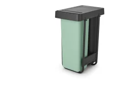 Poubelle de tri encastrable Brabantia Sort & Go 2 x 30 L vert clair
