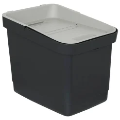 Poubelle de tri 20,5L - Noir- 5five