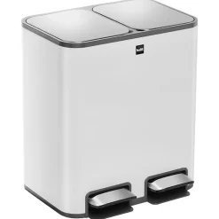 Poubelle de tri sélectif à pédale 