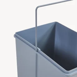 Poubelle encastrable Froland 1 x 20L 34 x 26 x 42 cm gris en.casa