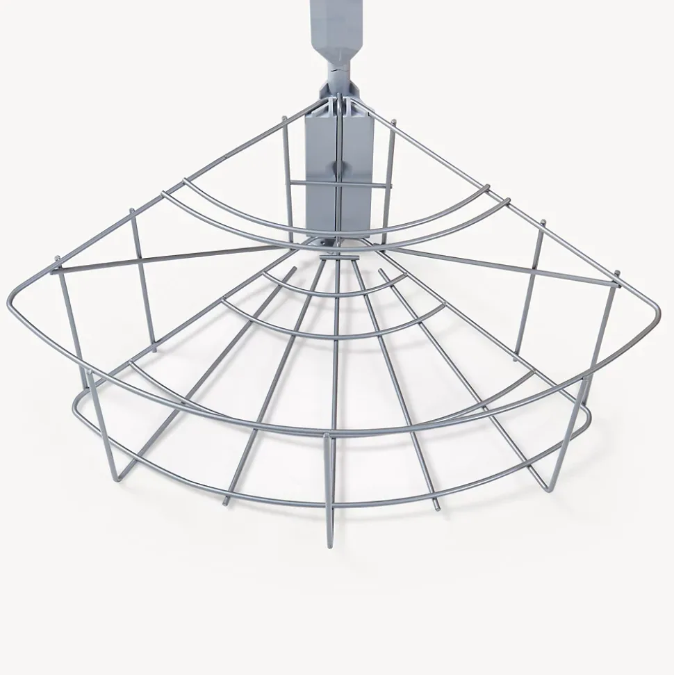 Poubelle encastrable Kollby 3 x 6L + 1 x 12L gris en.casa