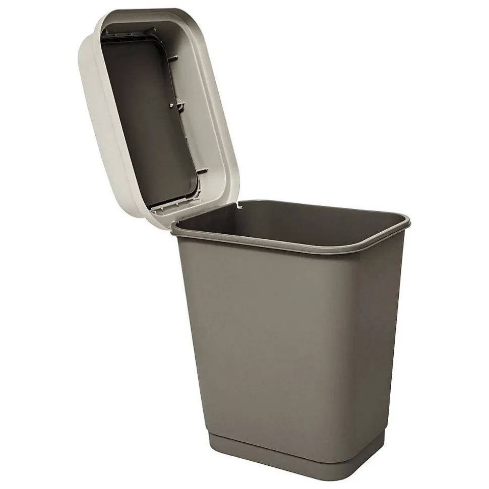 Poubelle 25L en plastique taupe - Beige- 5five