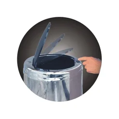 Poubelle 50l inox Kitchen Move BAT-50LHJ AS one touch tokyo