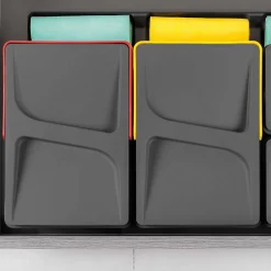 Poubelles pour tiroir de cuisine Recycle (Lot de 2)