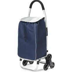 Poussette de marché 6 roues 46l bleu/gris Kitchen Chef EASYPOUSS TRIO