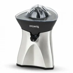 Presse Agrume Electrique - H.KoeNIG AGR60 - 2 cônes interchangeables - Bec verseur anti-goutte - Inox