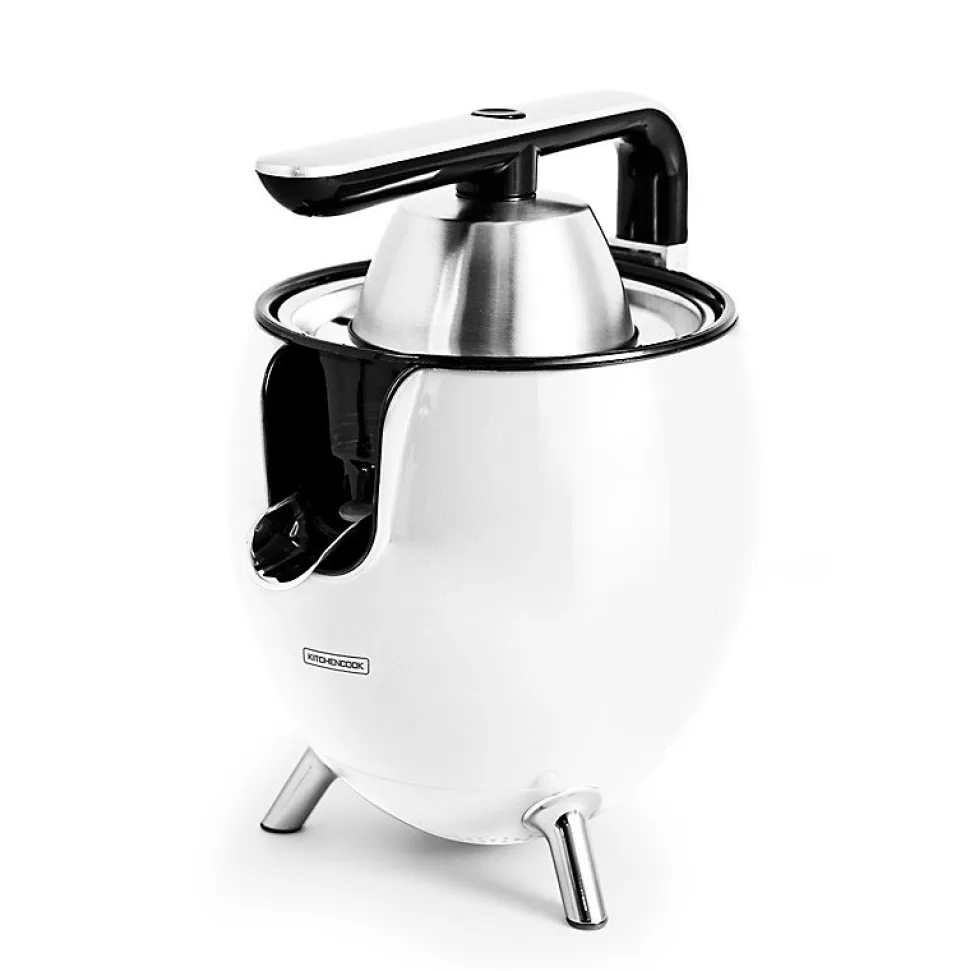 Presse Agrumes Double Cônes Avec Filtre En Acier Presspod Blanc Kitchencook