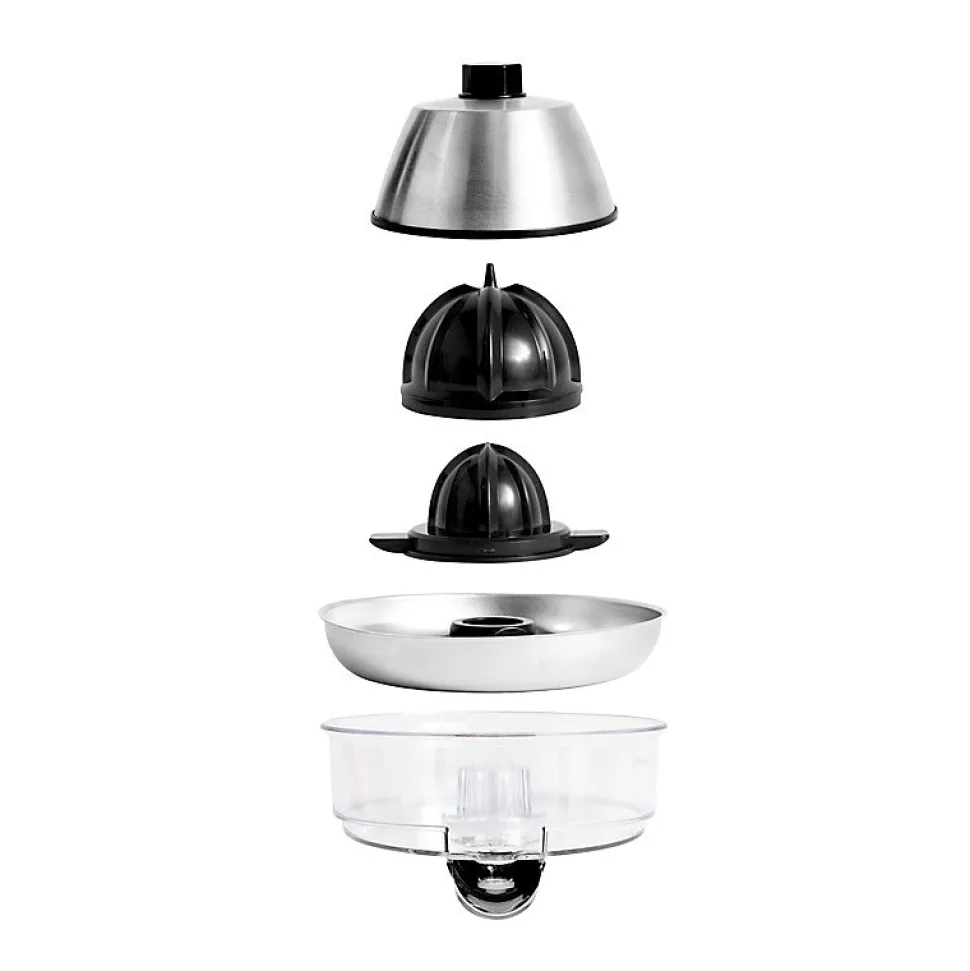 Presse Agrumes Double Cônes Et Filtre En Acier Pressjuice Noir Kitchencook