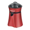 Presse agrumes electrique 1L rouge avec pieds anti-dérapants, Bol verseur translucide gradué - Techwood TPF-35