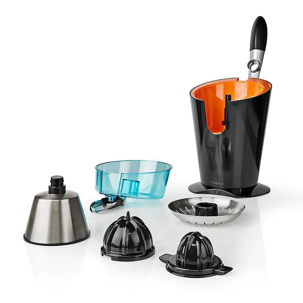 Presse-Agrumes Electrique 160W Plastique Noir Anti-Goutte NEDIS