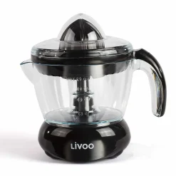 Presse-Agrumes Électrique - Pour jus d'orange, citron et autres agrumes - Rotation Double Sens - 25 W, Noir DOD131N