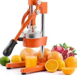 Presse-agrumes manuel robuste Orange