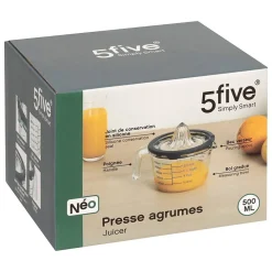 Presse-agrumes Néo 2 avec verre doseur, 500 ml - Gris- 5five