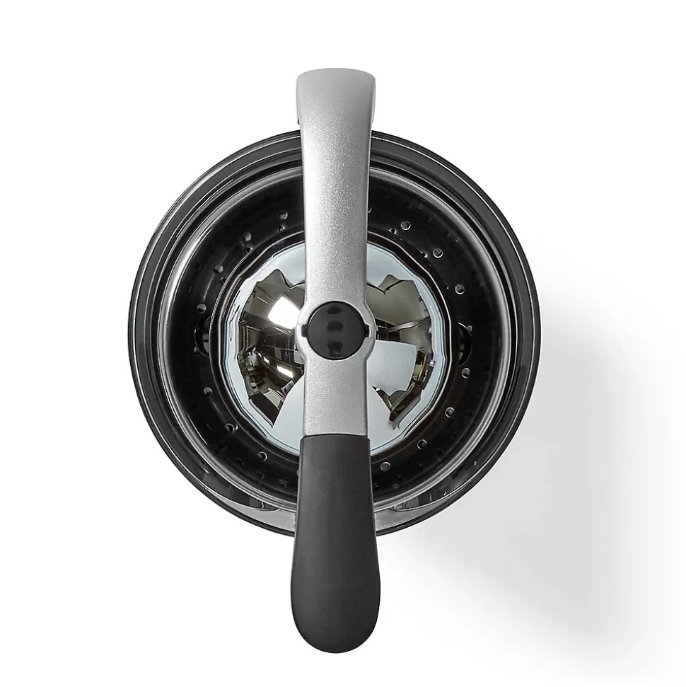 Presse-agrumes 100W Inox Silencieux Levier Bec Anti goutte 2 cones Haute Qualité NEDIS
