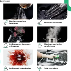 PRIMAGRAN Evier Cuisine en Granit Noir 70x44cm, Lavabo 1 bac + Kit de Vidage, Évier à Encastrer au meuble 45cm - Copenhague Easy