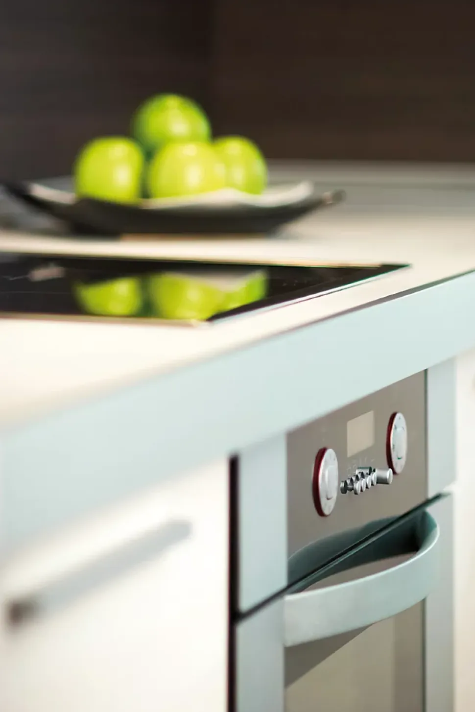 Profil de finition pour plan de travail gris L. 300 x l. 3,8 x H. 1,1 cm