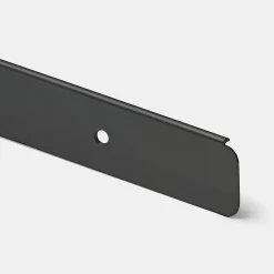 Profil de finition pour plan de travail GoodHome Nantua Noir l. 30 mm x H. 28 mm